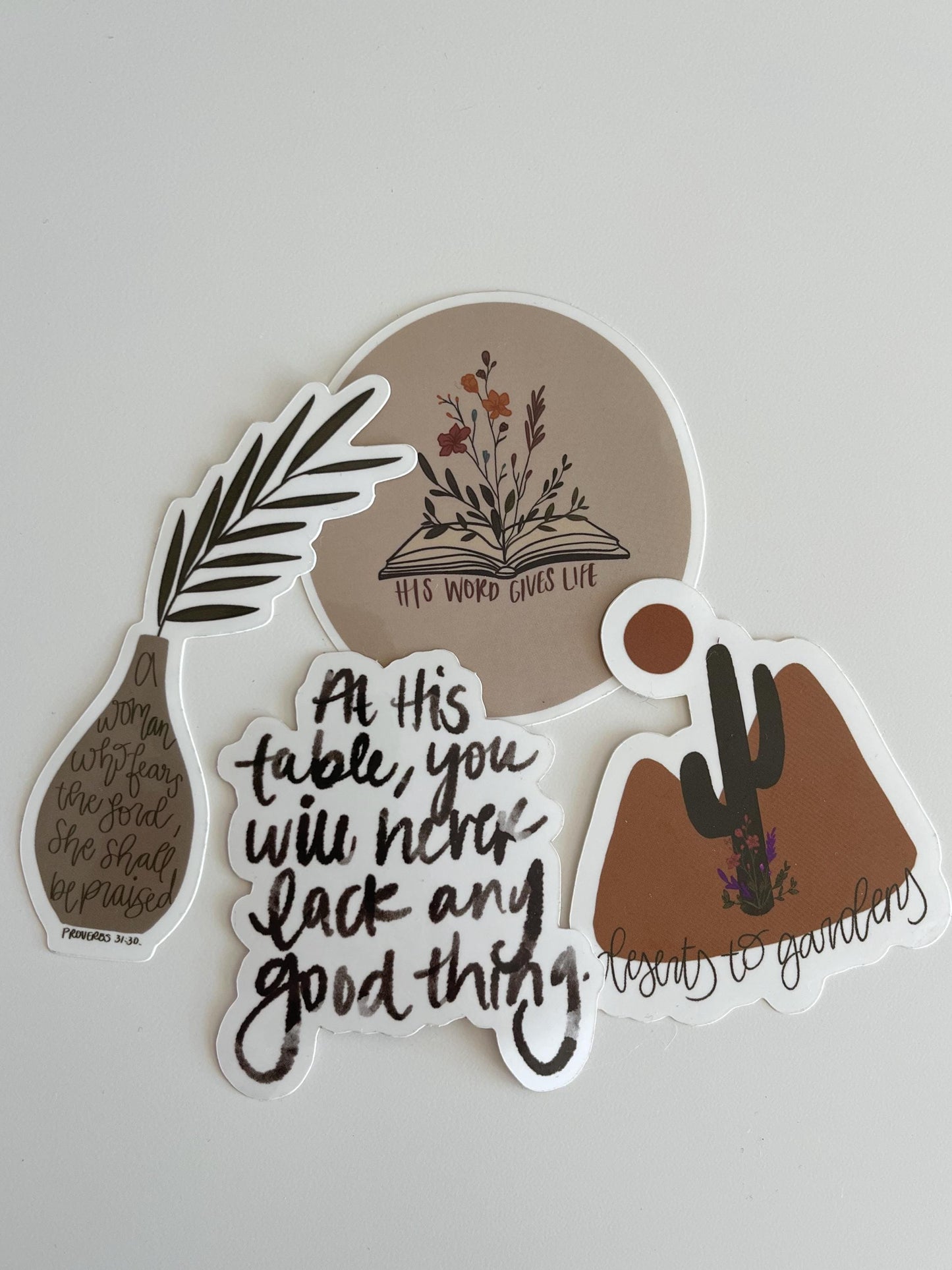 Christian Print and Bookmark Set