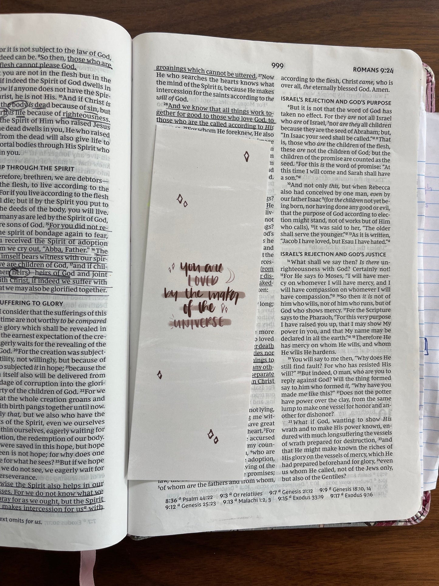 Loved by the Maker Bookmark