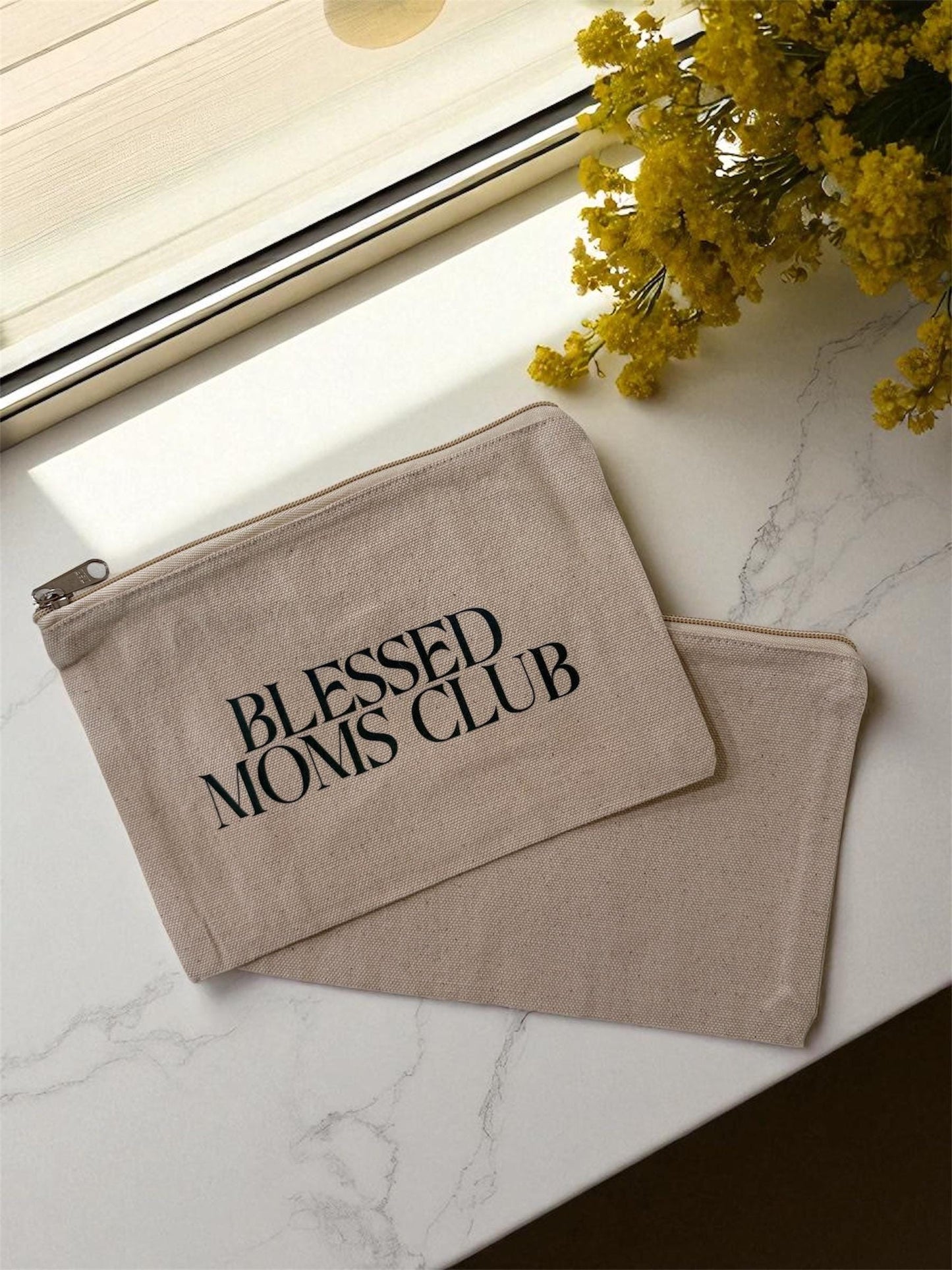 Blessed Moms Club BUNDLE - Tote Bag and Pouch