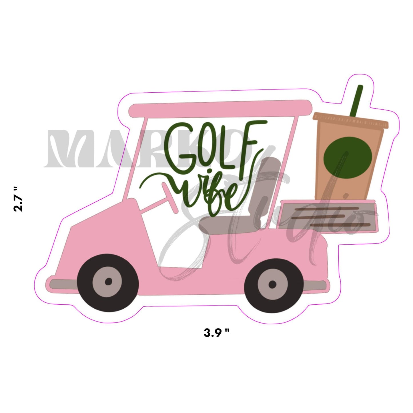 Golf Wife Sticker