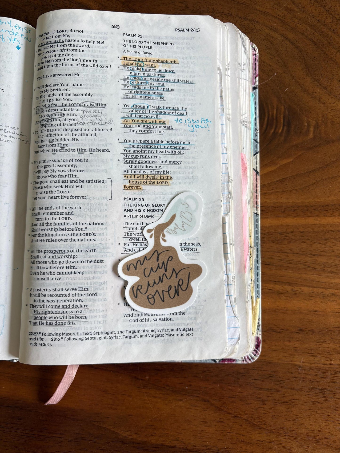 My Cup Runs Over Sticker
