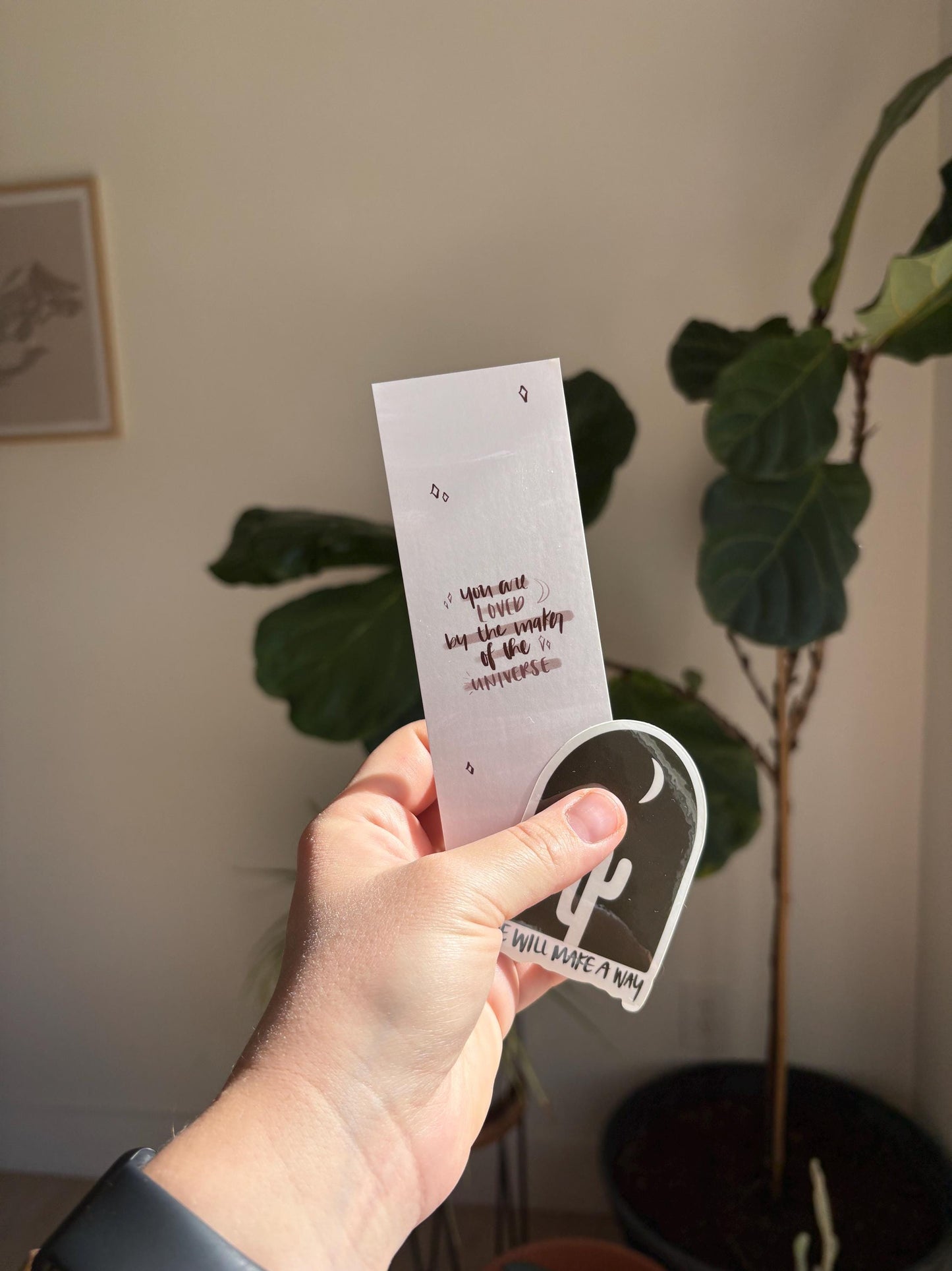 Christian Print and Bookmark Set