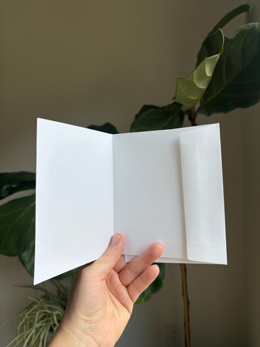 Girly Bow Birthday Card with Envelope