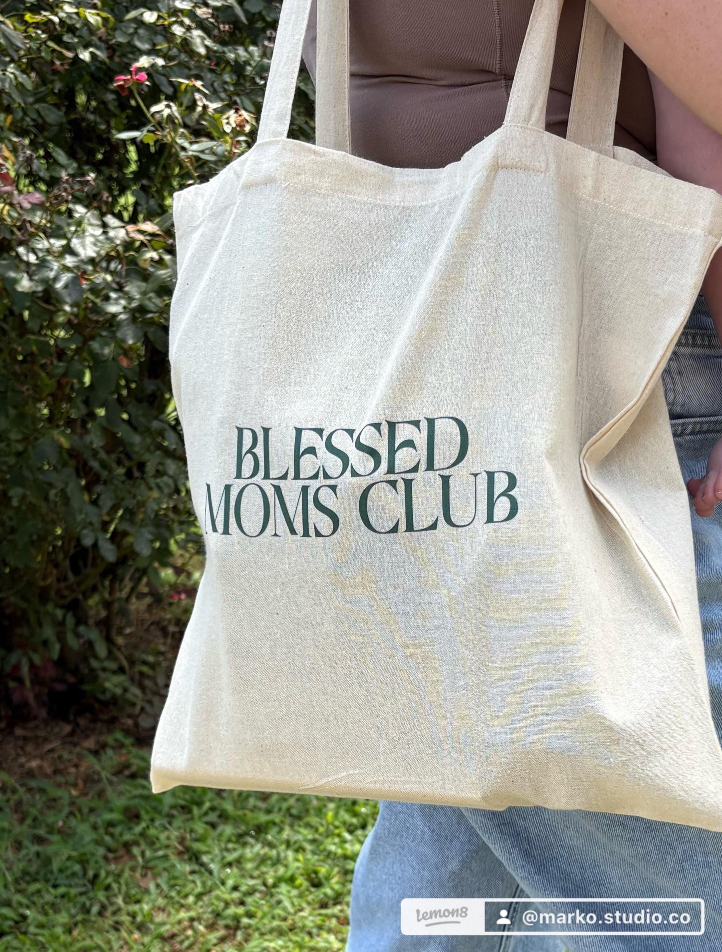 Blessed Moms Club BUNDLE - Tote Bag and Pouch