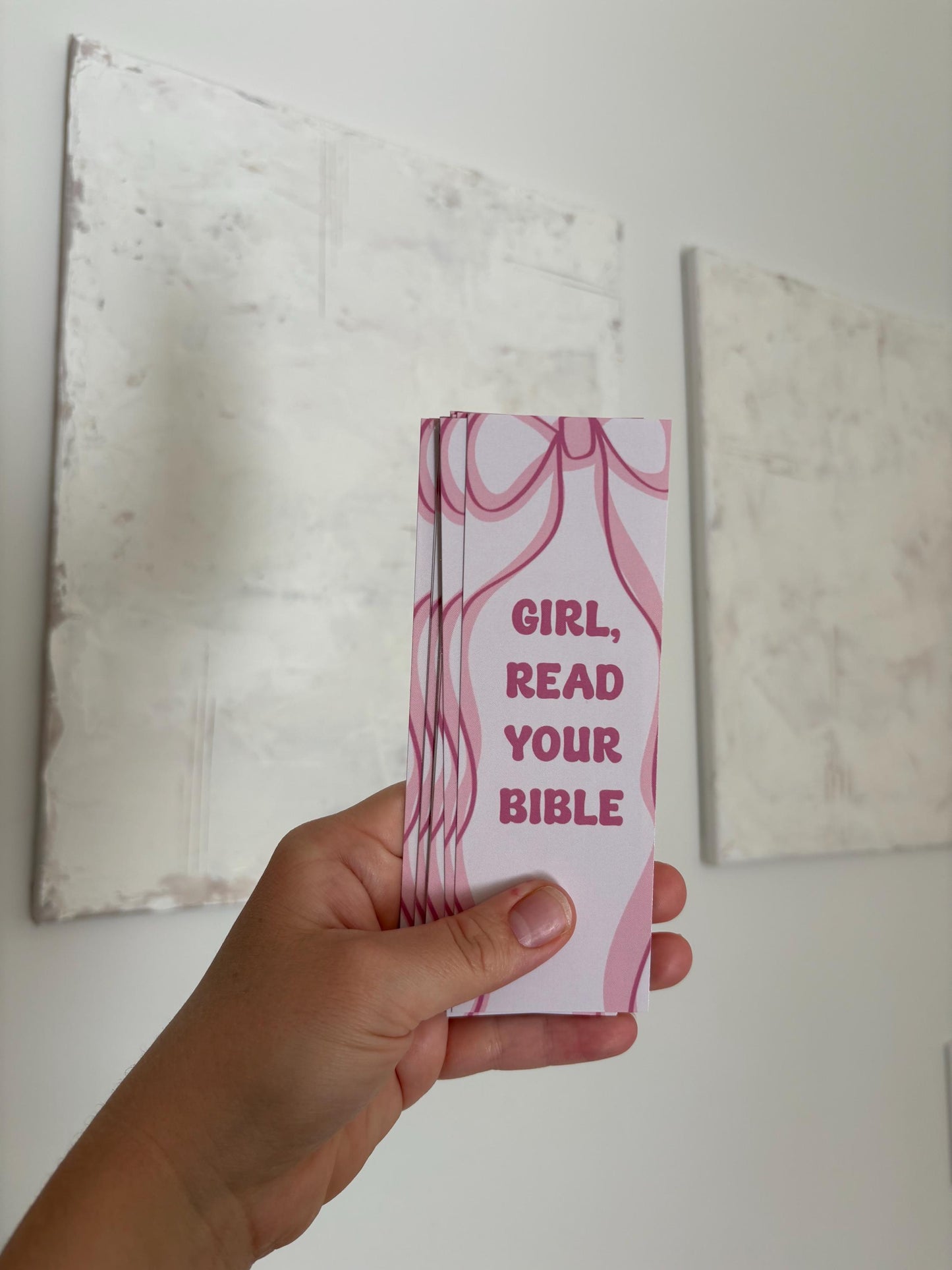 Girl Read Your Bible Bookmark