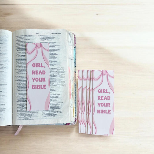 Girl Read Your Bible Bookmark