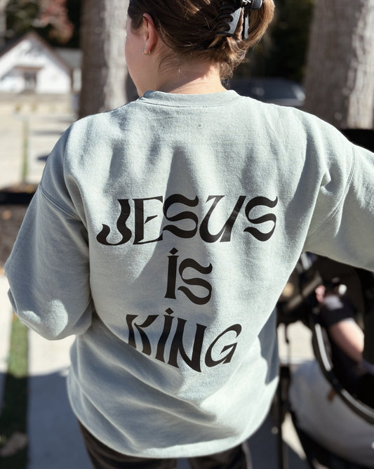 Jesus Is King Crewneck Sweater