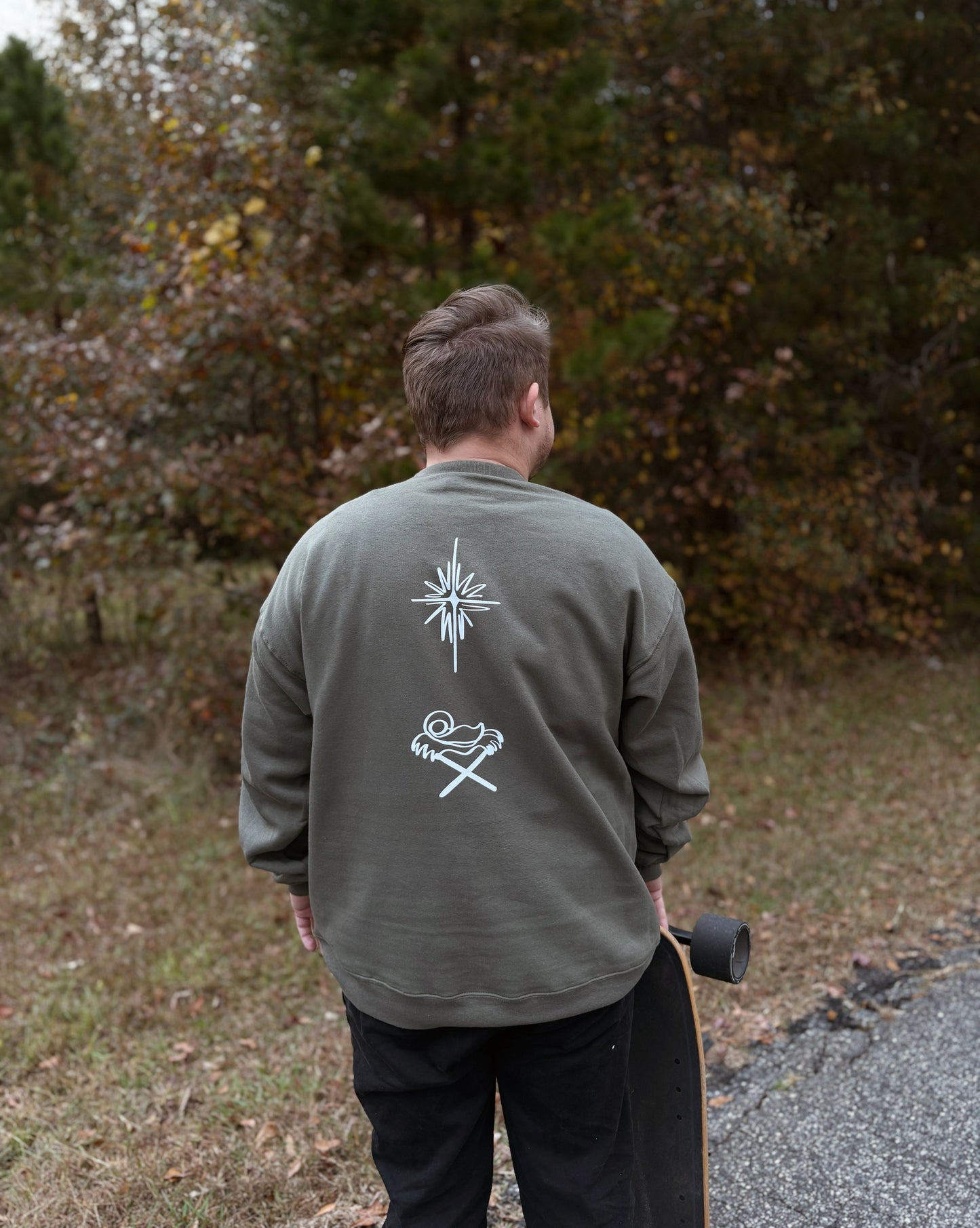 Christmas Is About Jesus Crewneck Sweater