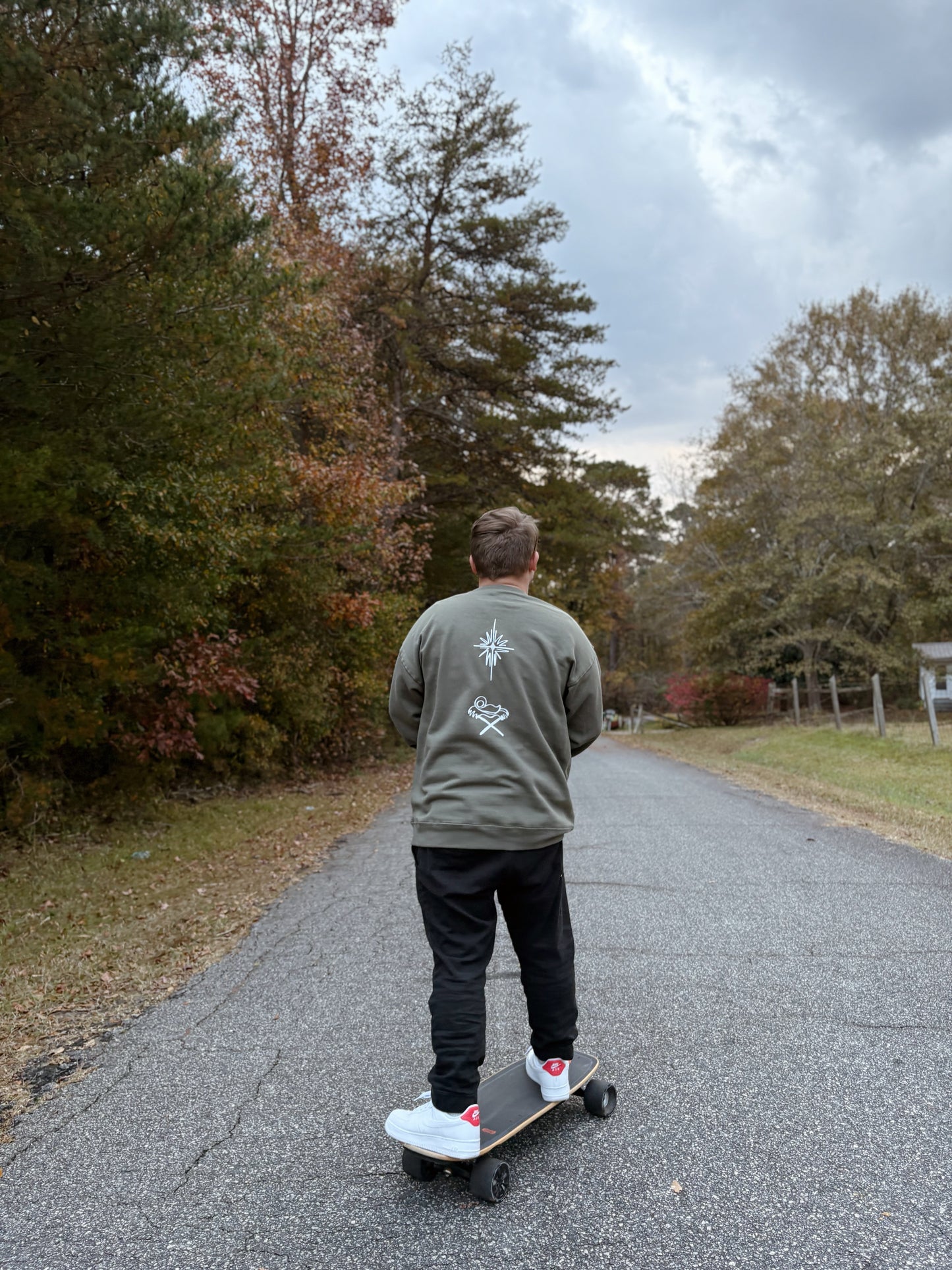 Christmas Is About Jesus Crewneck Sweater