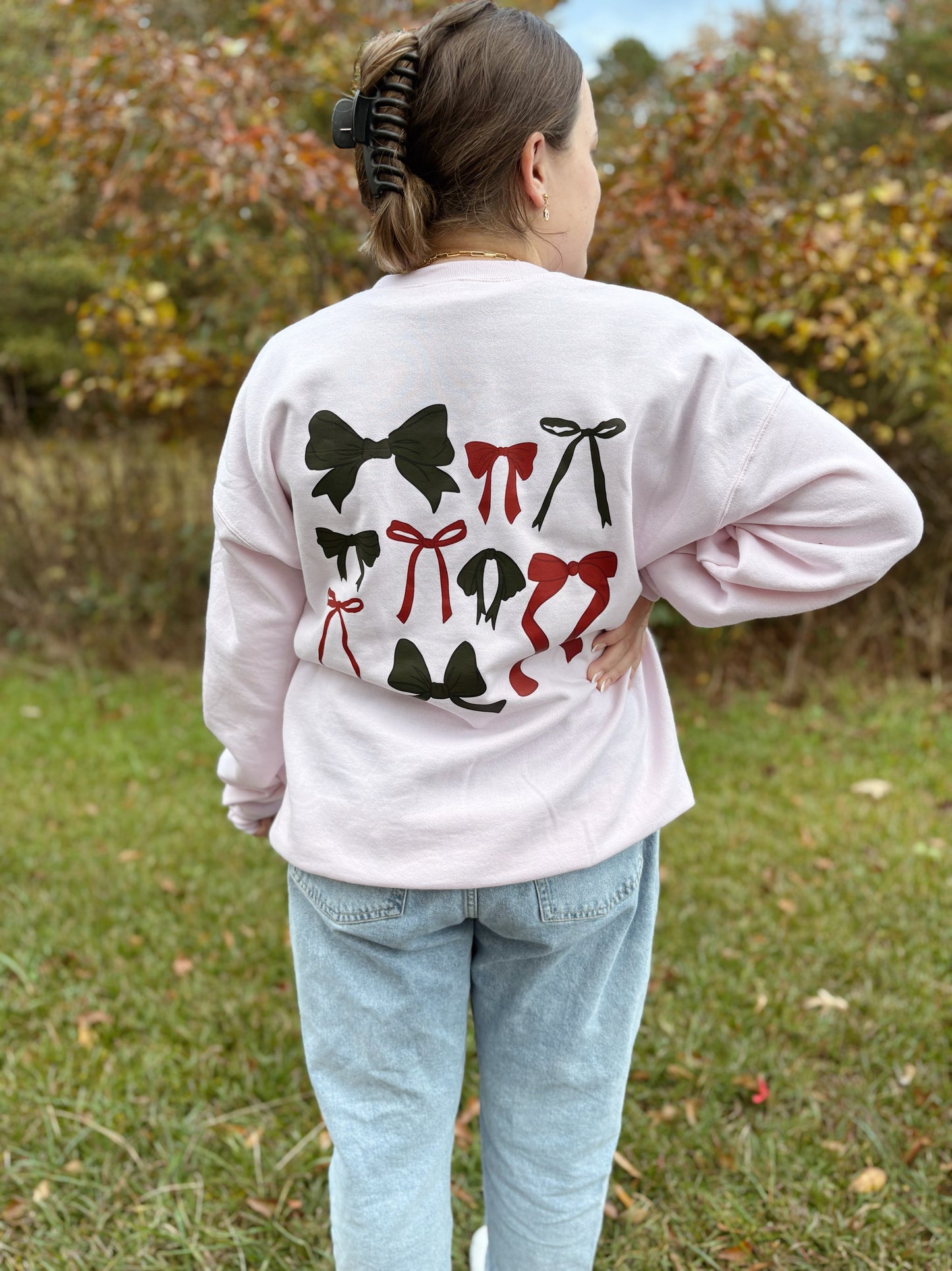 Christmas Bows Crewneck Sweater