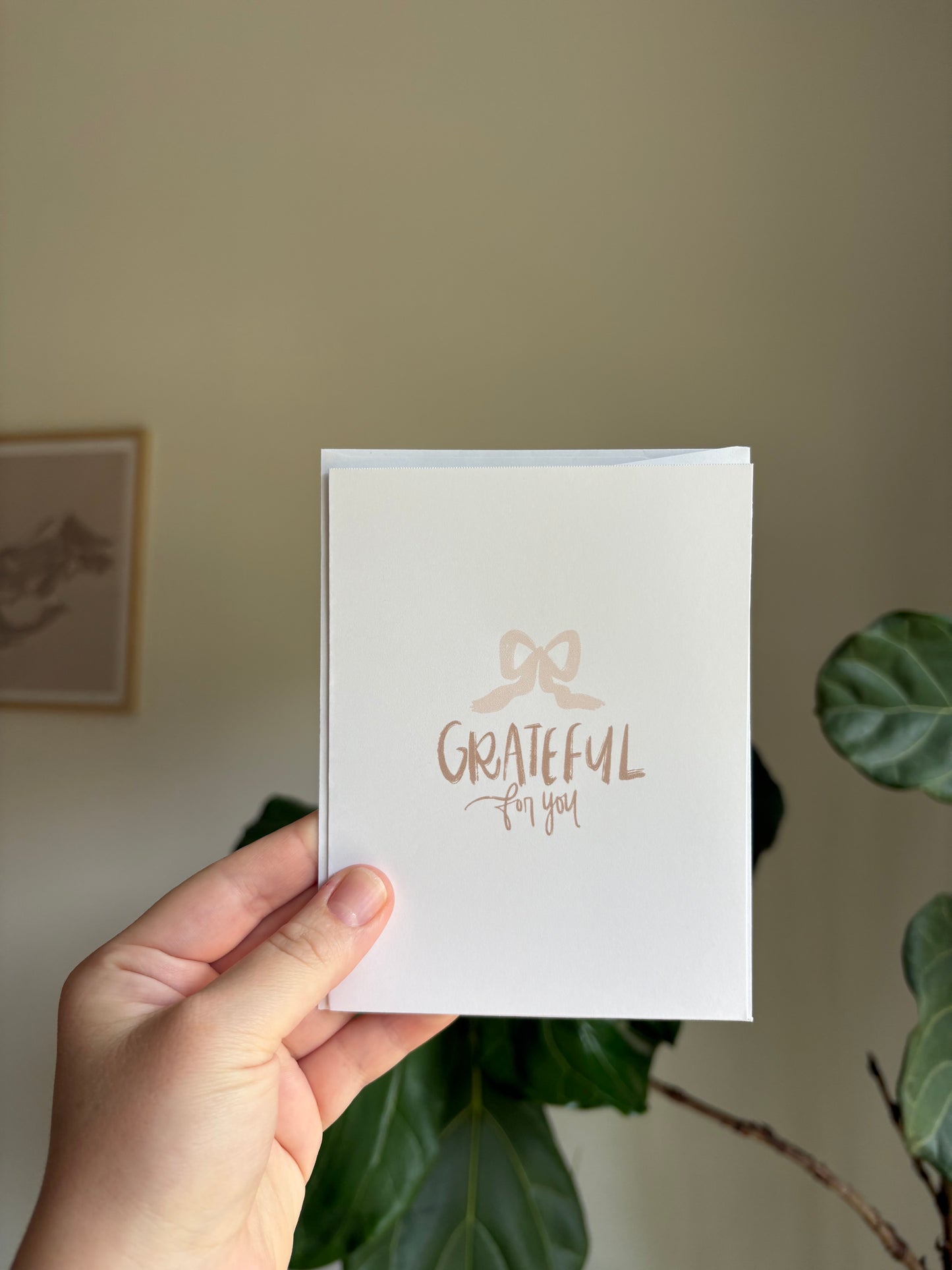 Grateful For You Greeting Card