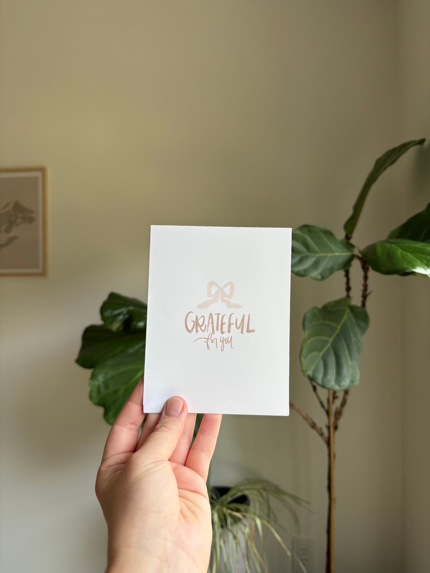 Grateful For You Greeting Card