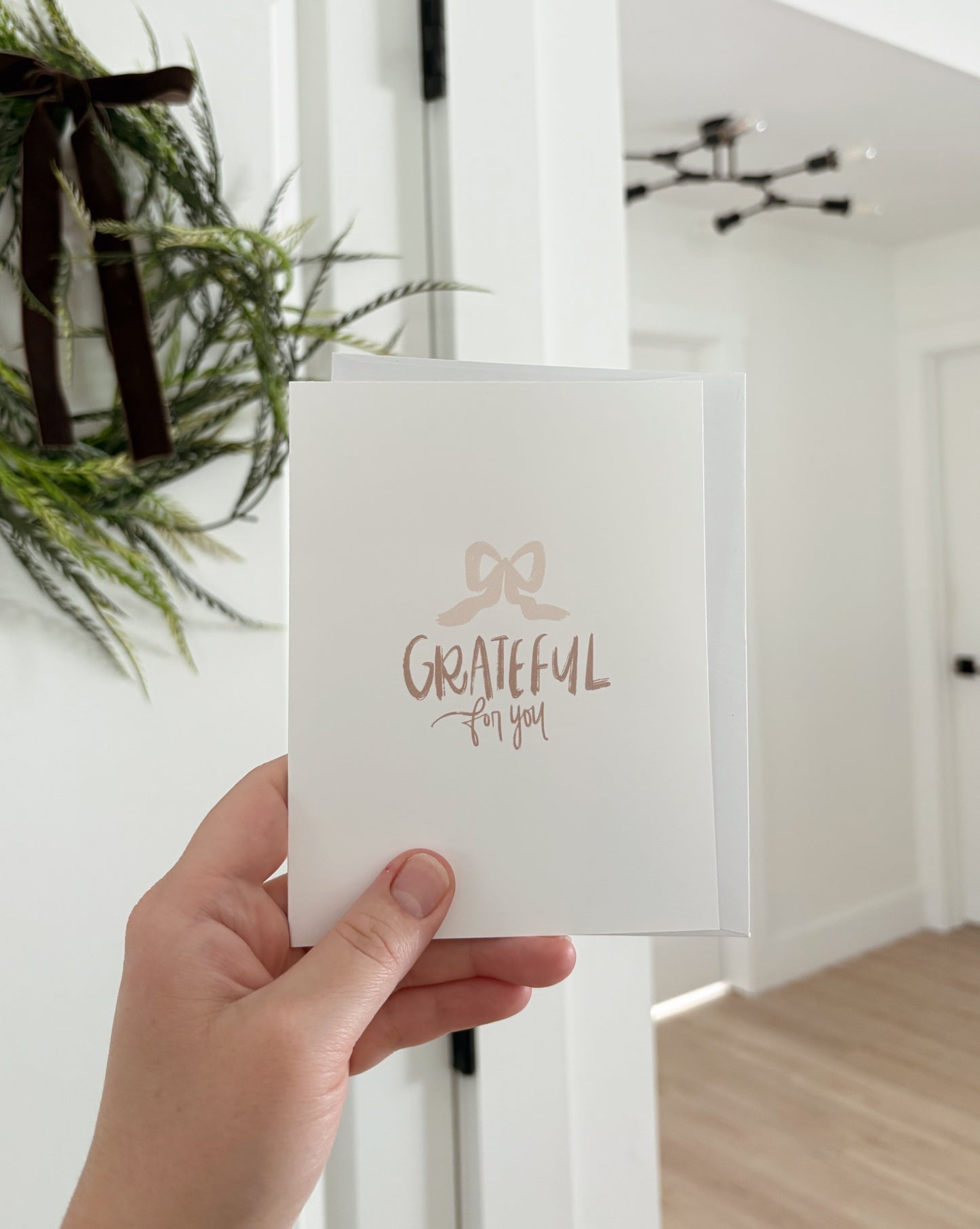 Grateful For You Greeting Card