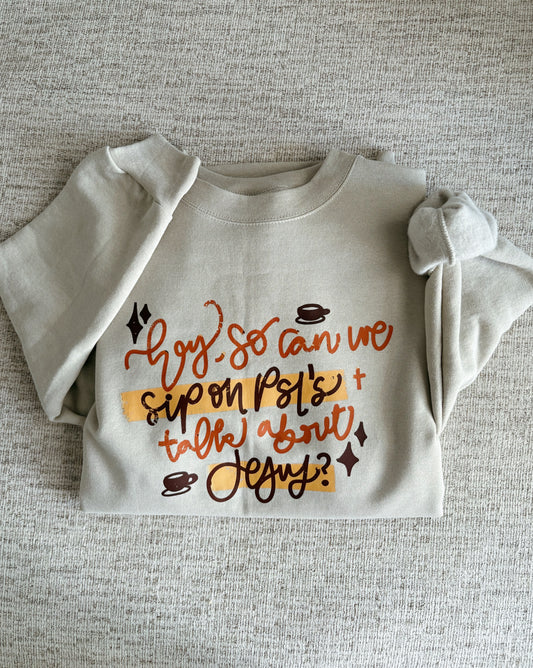 PSL and Jesus Crewneck Sweater