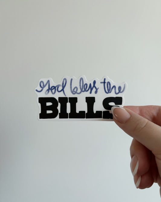 God Bless the Bills Sticker