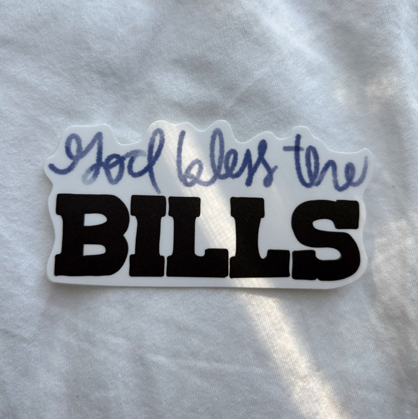 God Bless the Bills Sticker