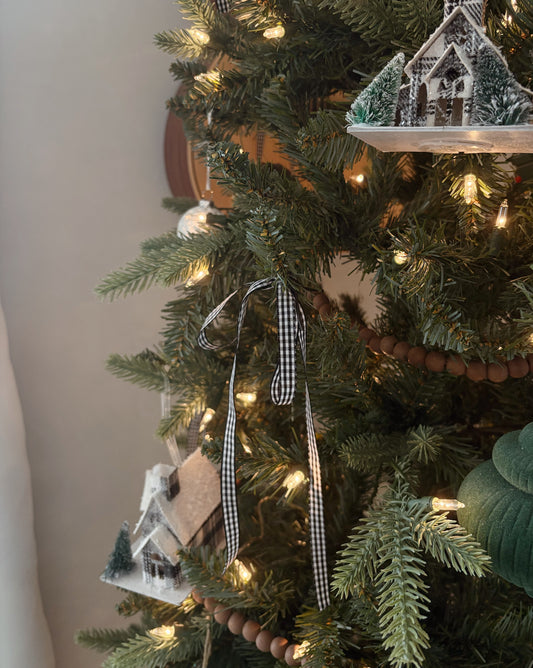 Christmas Tree Bow Ornaments - 6 Pack