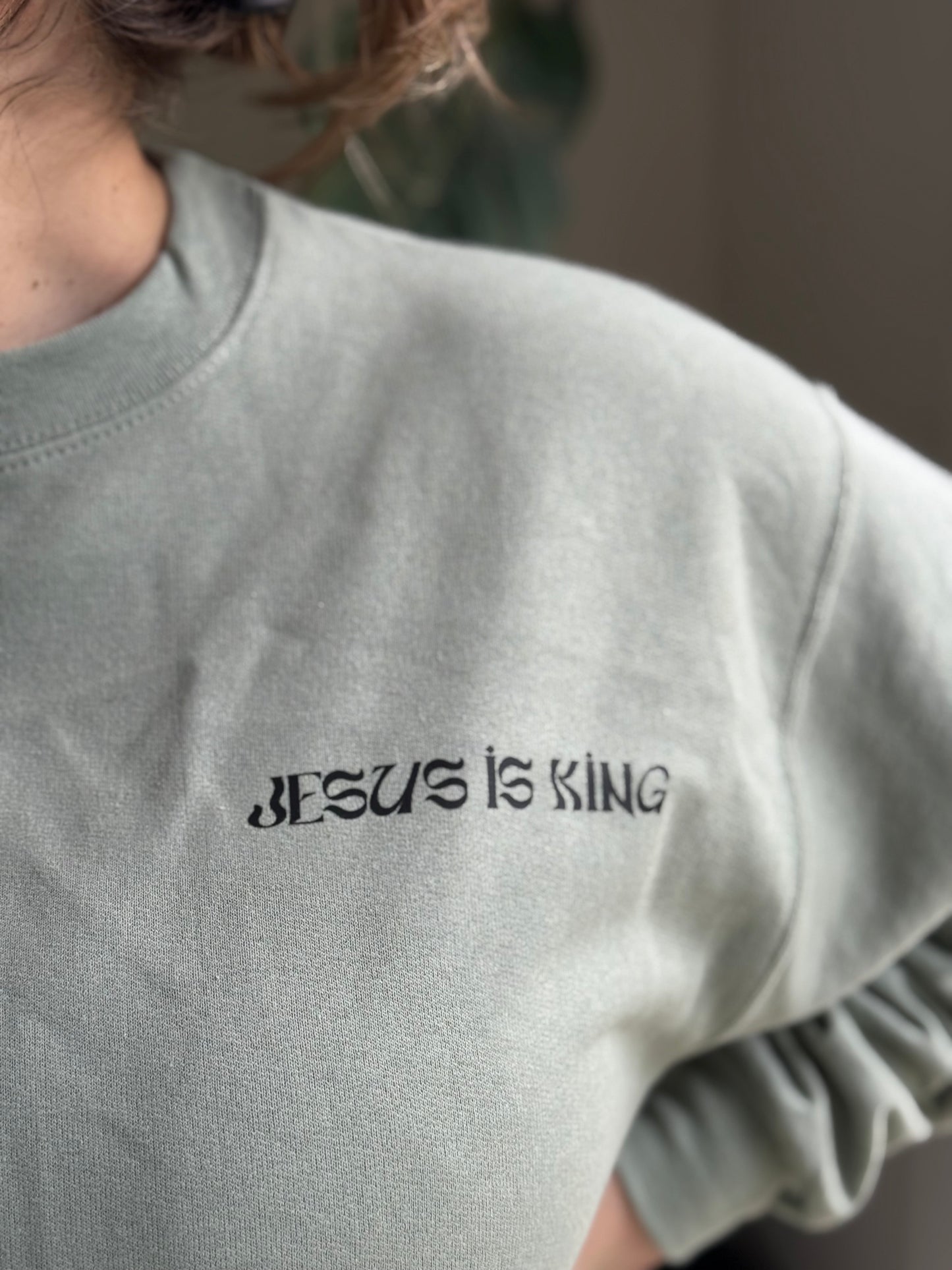 Jesus Is King Crewneck Sweater