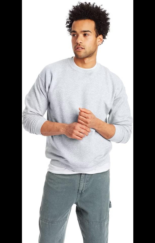 Blessed Moms Club Crewneck Sweater, Ash Color, 50% Cotton and Polyester