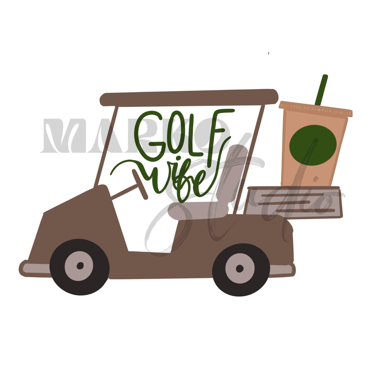 Golf Wife Sticker