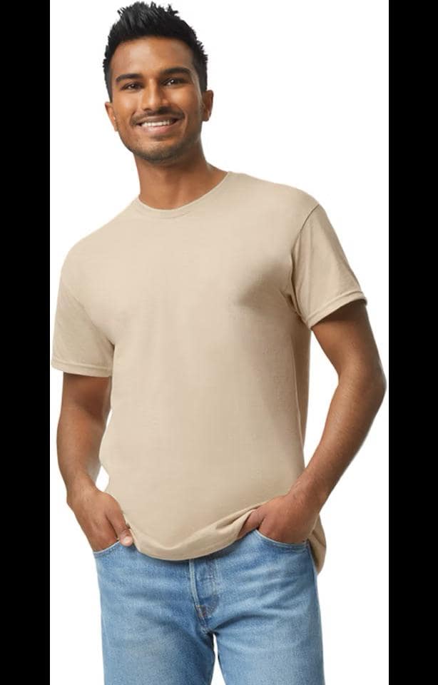 Christian Unisex T-Shirt, 100% Cotton, Jesus Loves You, Sand