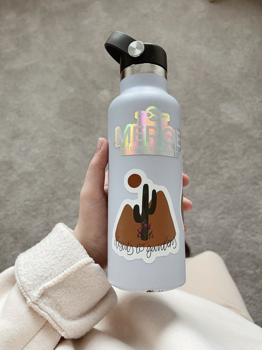 Deserts to Garden Sticker