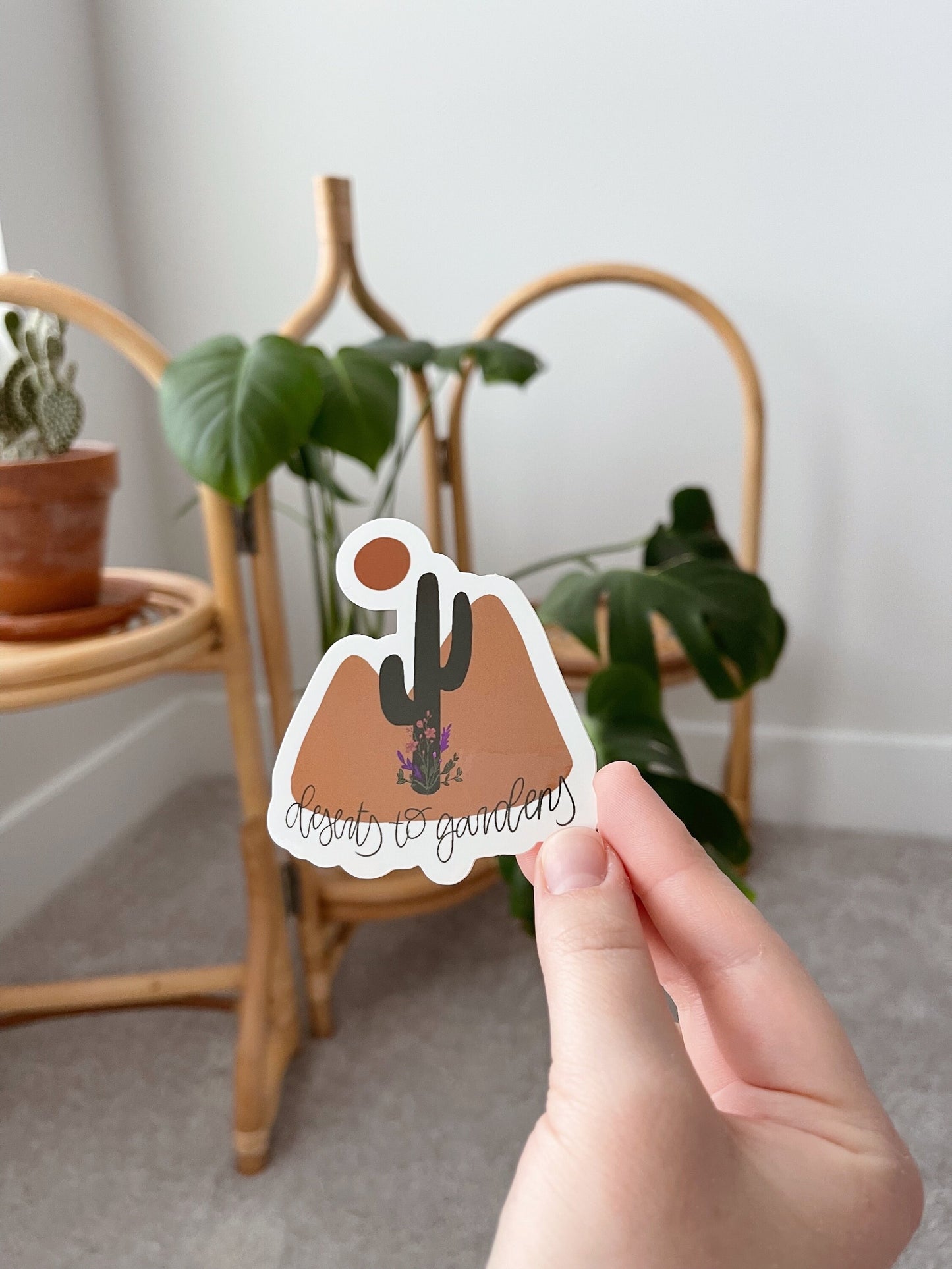 Deserts to Garden Sticker