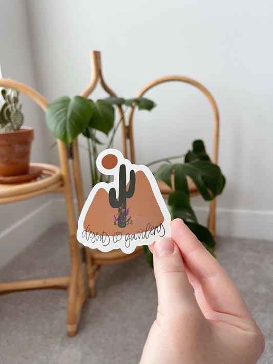 Deserts to Garden Sticker