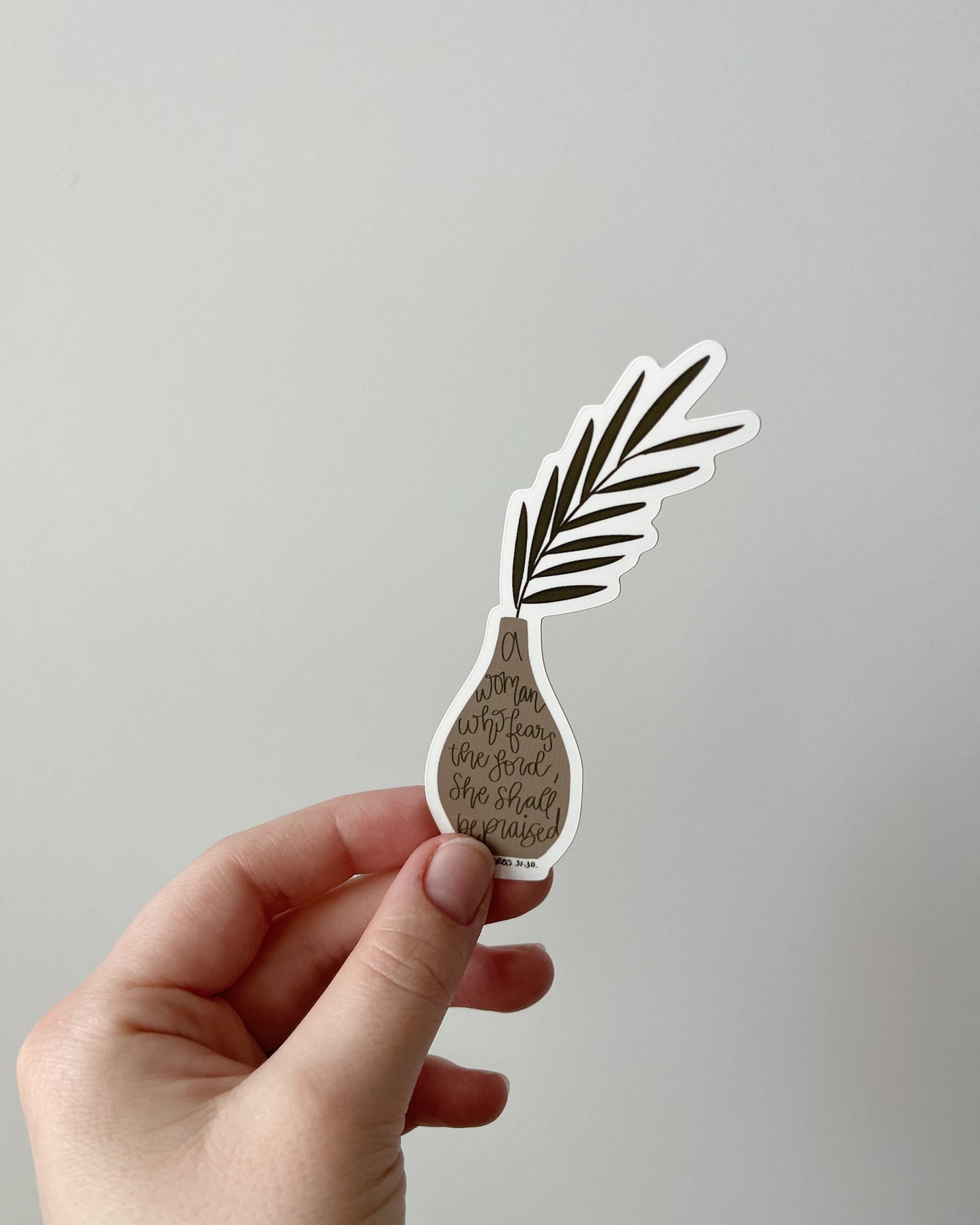 Proverbs Vase Sticker